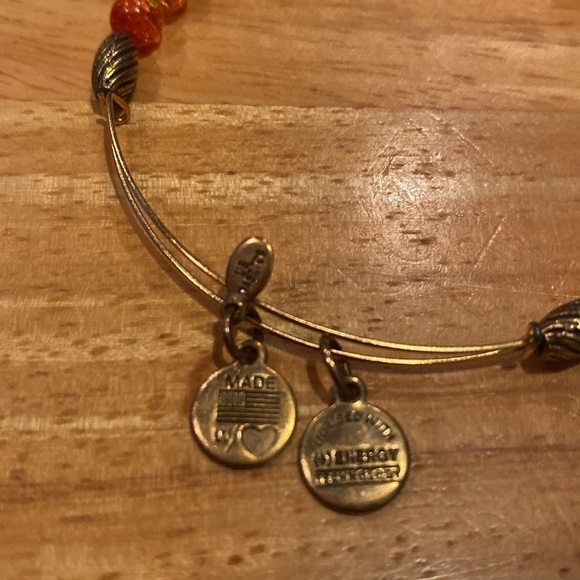Alex and Ani Tangerine watercolor bracelet - Picture 3 of 3